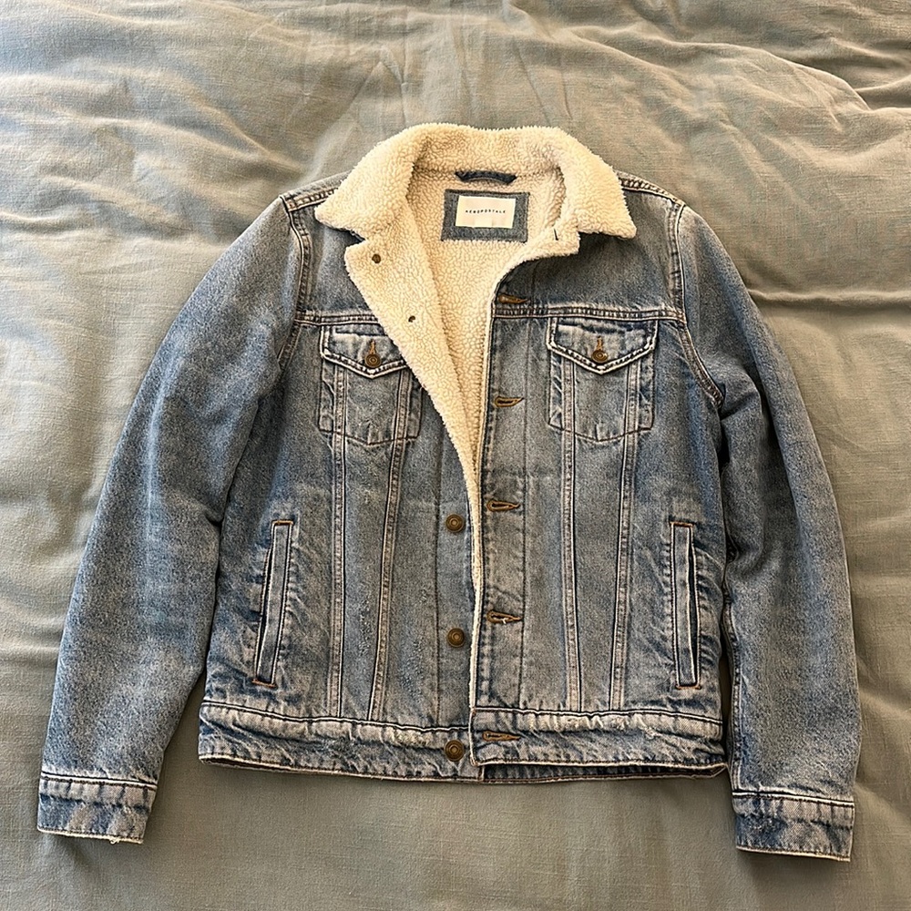 Aeropostale Men’s Lined Denim Jackett